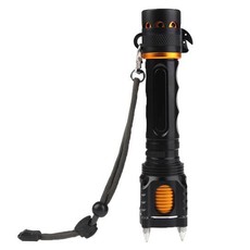 Rechargeable LED Metal Heads Tactical Flashlight