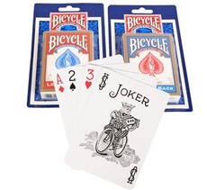 Bulk Pack 3x League Back Bicycle Playing Cards Blister Pack