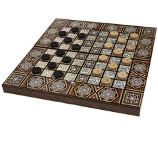 Mandala Hologram Backgammon and Checkers Set