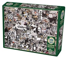 Cobble Hill Black & White: Animals 1000 Piece Puzzle