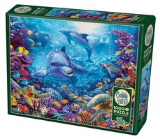 Cobble Hill Dolphins at Play 1000 Piece Puzzle