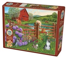 Cobble Hill Farm Cats 275 Piece Easy Handling Puzzle