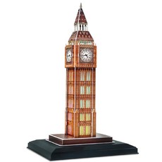 Cubic Fun Big Ben UK - 28 Piece 3D Puzzle with Base & LED Unit