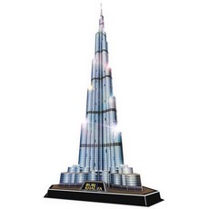 Cubic Fun Burj Khalifa - Dubai With LED Unit - 136 Piece 3D Puzzle