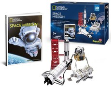 Cubic Fun National Geographic Space Mission 3D Puzzle - 80 Pieces