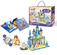 Cubic Fun The Little Mermaid 24 Piece 3D Puzzle