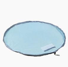 Iconix Convertible Toy Storage Bag & Play Mat - Blue Strip