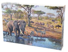 Meeting at the Water Hole 1500 Piece Puzzle