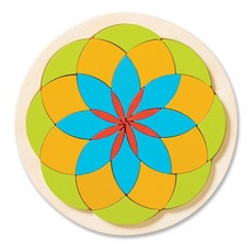 Mindware Wooden Mosaic Puzzle Flower