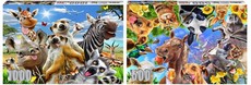 Puzzle bundle- Animal selfies 1000 and 500 piece puzzles