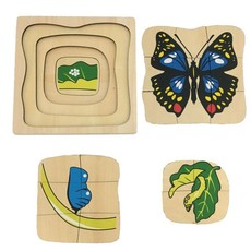 Puzzles: Childrens House - Life Cycle of a Butterfly - 3 - 6 Years