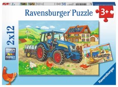 Ravensburger Hard at Work - 2 x 12 Piece Puzzles