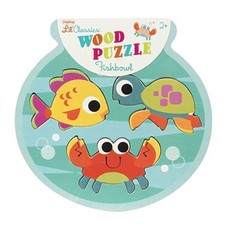 Schylling Little Classics Fishbowl Wooden Puzzle