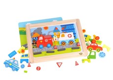 TookyToy Vehicle Magnetic Puzzle