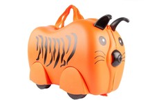 PMS Int. Kid's Ride on Animal Tiger Case Trunk Suitcase on Wheels