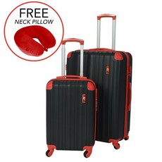 Eco San Juan 2 Piece Luggage Combo Set - Red