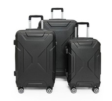 SideKick-Sapphire 3pc luggage Set - Black