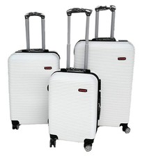 TUFFCASE RUGGED 3 piece suitcase set (CREAM WHITE)