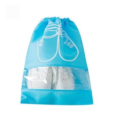 Waterproof Shoe Travel Pouch - Light Blue (Medium)