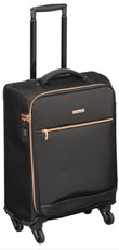 Cellini Allure Ladies 4 Wheel Carry On Trolley - Silk Black