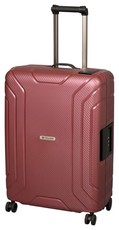 Cellini Safetech 640mm Multi-lock 4 Wheel Trolley with TSA Lock - Sangria