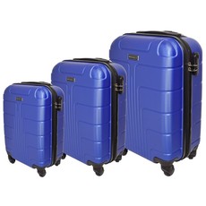 Marco Expedition 3 Piece Luggage Bag Set - Blue