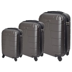 Marco Expedition 3 Piece Luggage Bag Set - Grey