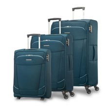 Samsonite Artos Spinner Expander 3 pc set - Peacock Green