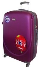 Tosca Orbit ABS 4 Wheeler Trolley Case - Purple