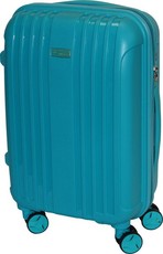 Travel Mate 67cm Hard Shell Zipper 8 Wheel Trolley Case L-329B Blue