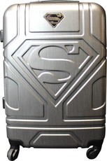 Travelwize Superman Series Luggage Case - Silver (Size: M)