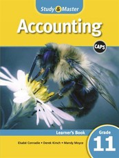 Study and Master Accounting Grade 11 CAPS Learner's Book