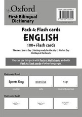 First bilingual dictionaries: Pack 4: 100+ Flash cards