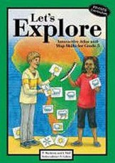 Let's Explore: Interactive Atlas and Map Skills for Social Sciences : Grade 5