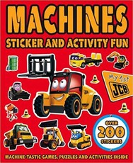 Mega Machines Sticker and Activity Book