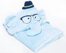 Nipper - Mr Ellie Hooded Baby Bath Towel - Blue