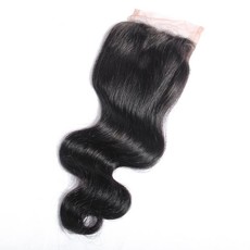 Beau Diva 10 Inches Peruvian Body Wave 4x4 Three Parts Closure