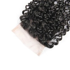 Beau Diva 10 Inches Peruvian Kinky Curl 4x4 Three Parts Closure