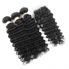 Beau Diva Deep Water 10 Inches x3 Peruvian Weaves and Free Closure