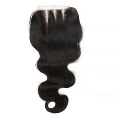 Body Weave 4x4 Lace Closure 1pcs 10inches Brazilian/Peruvian