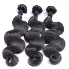 Indian 18'' Remy Body Wave Hair 1B Natural 3 Bundle Pack