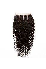 Kinky Curl 4x4 Lace Closure 1pcs 12 inches Brazilian/Peruvian