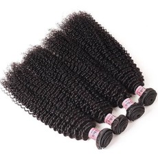 Mongolian Kinky Curly Hair Extension Brazilian 12 Inches Bundle of 3