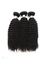 Peruvian 14" Curly/Wave Hair 1B - Natural (1 Piece)