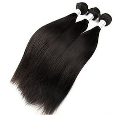 Peruvian 20'' Virgin Hair 1B Natural 3 Bundle Pack