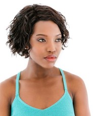 Spice Girls Brazilian Side Part 104 Lace Front Wig - Natural