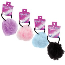 Bulk Pack x 4 Hair Band Pom Pom