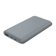 Aukey Slim 10000mAh 15W Ai Fast Charge Power Bank with USB-C Input - Grey