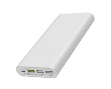 Fervour Smart Power Bank 20000mAh USB Port - Black