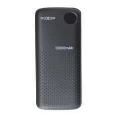 LMA - Moxom Universal Power Banks 15000mAh with 2 USB Ports, Black